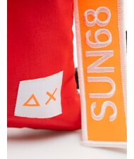 SUN68 NYLON Borsello in nylon con tasca rosso fuoco - Tracolle Uomo - 3
