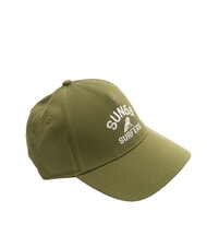 SUN68 LOGO Cappello modello baseball militare scuro - Cappelli - 2
