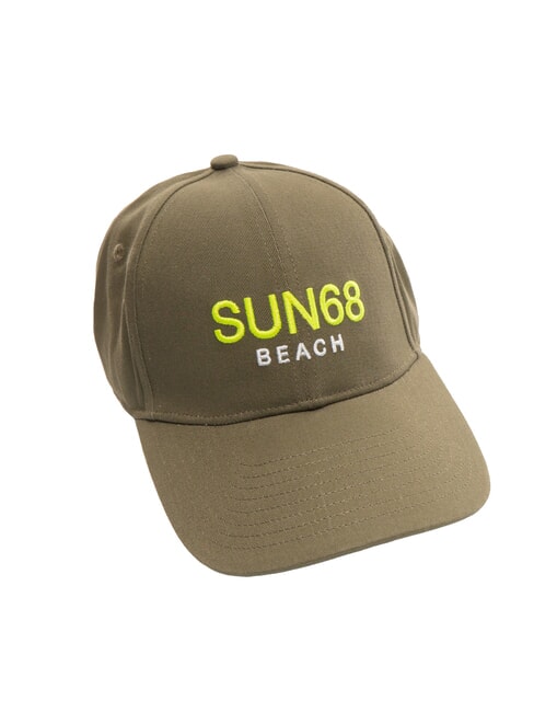 LOGO Cappello modello baseball in cotone militare scuro - Cappelli