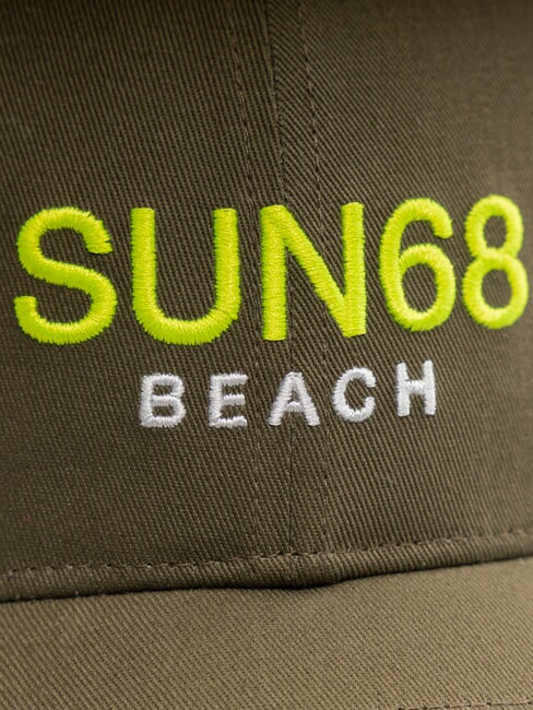 LOGO Cappello modello baseball in cotone militare scuro - Cappelli