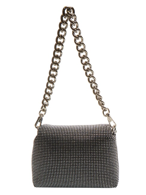LAPUFFY Borsa micro a spalla con strass nero/steel - Borse Donna