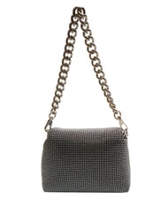 LIUJO LAPUFFY Borsa micro a spalla con strass nero/steel - Borse Donna - 4