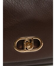 LIUJO LAPUFFY Borsa a spalla con patta moro light - Borse Donna - 3