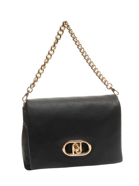 LAPUFFY Borsa a spalla con patta NERO - Borse Donna