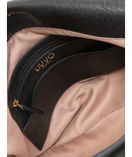 LIUJO LAPUFFY Borsa a spalla con patta NERO - Borse Donna - 5