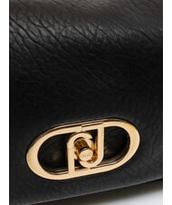 LIUJO LAPUFFY Borsa a spalla manico catena NERO - Borse Donna - 3