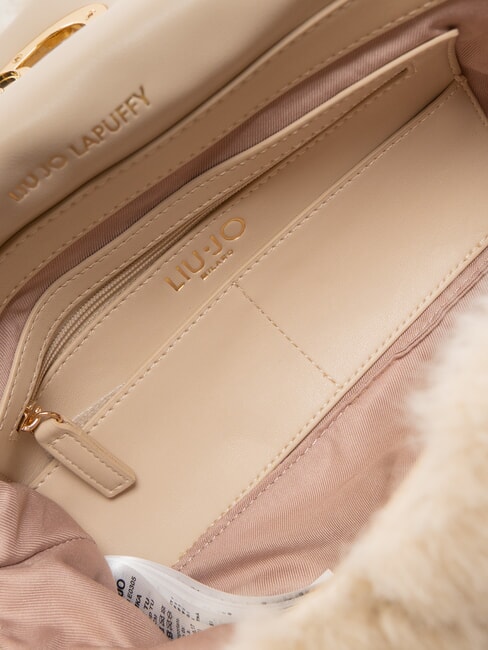 LAPUFFY Borsa peluche manico catena marmo - Borse Donna
