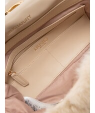 LIUJO LAPUFFY Borsa peluche manico catena marmo - Borse Donna - 5