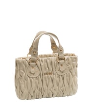 LIUJO AIDE Borsa tote piccola trapuntata marmo - Borse Donna - 2