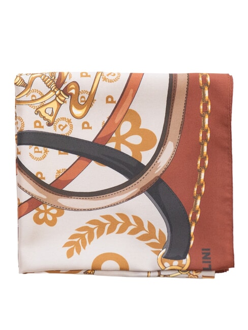 HEARTS TWILL Foulard marrone catena - Sciarpe