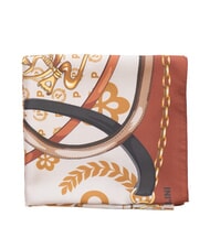 POLLINI HEARTS TWILL Foulard marrone catena - Sciarpe - 3