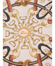 POLLINI HEARTS TWILL Foulard marrone catena - Sciarpe - 4