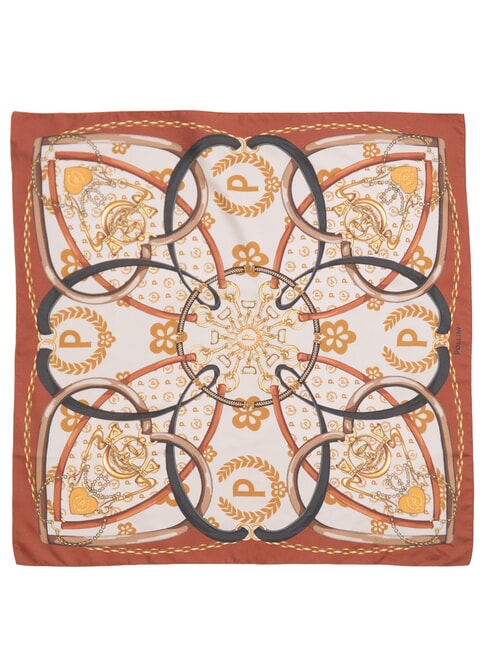 HEARTS TWILL Foulard marrone catena - Sciarpe