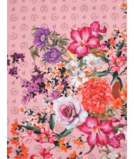 POLLINI FLOWERS TWILL Foulard stampato rosa flowers - Sciarpe - 4