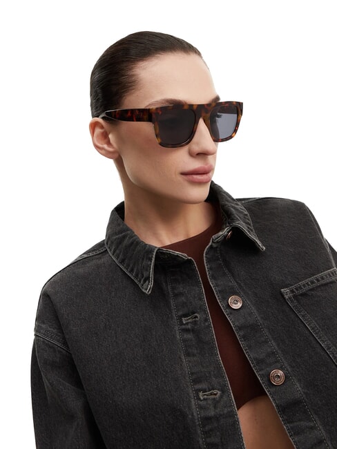 SQUARED OFF SHADES Occhiali da sole cheetah tortoise - Occhiali Donna