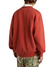 VANS SALTON Felpa a girocollo in cotone red ochre - Felpe Uomo - 2