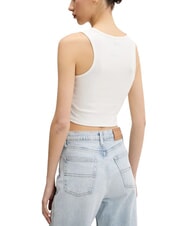 VANS BLUR Canotta crop top stampa logo marshmallow - T-shirt e Top Donna - 2