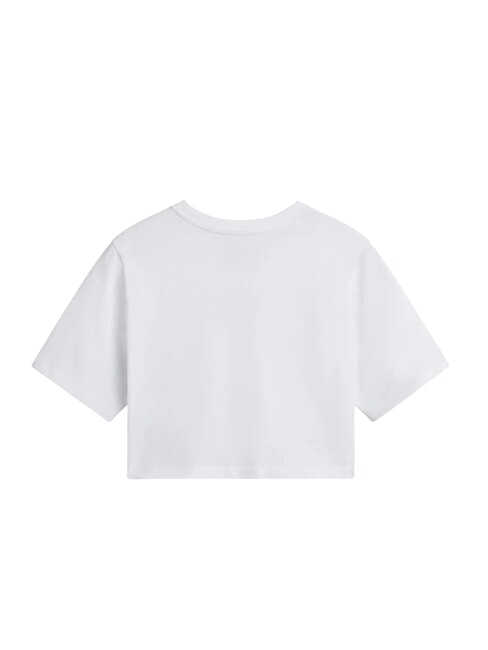 FLYING V T-shirt crop top con logo white - T-shirt e Top Donna