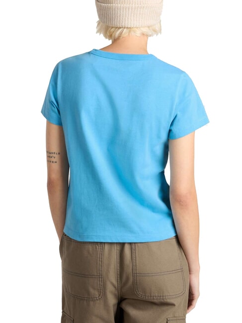 BASIC MINI T-shirt a maniche corte in cotone heritage blue - T-shirt e Top Donna