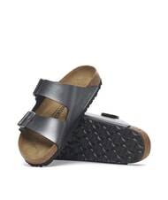 BIRKENSTOCK ARIZONA Sandalo ciabatta metallizzato black - Scarpe Donna - 6