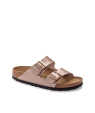 BIRKENSTOCK ARIZONA Sandalo ciabatta metallizzato - Scarpe Donna