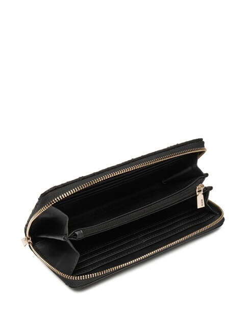 ADELASIA Portafoglio zip around NERO - Portafogli Donna
