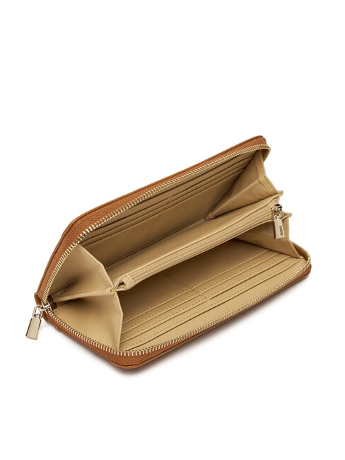 TALENT Portafoglio zip around caramel - Portafogli Donna