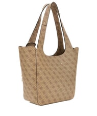 GUESS CALISTA 4G Borsa a spalla LATTE LOGO - Borse Donna - 3