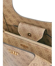 GUESS CALISTA 4G Borsa a spalla LATTE LOGO - Borse Donna - 4