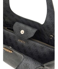GUESS CALISTA 4G Borsa a spalla coal - Borse Donna - 4
