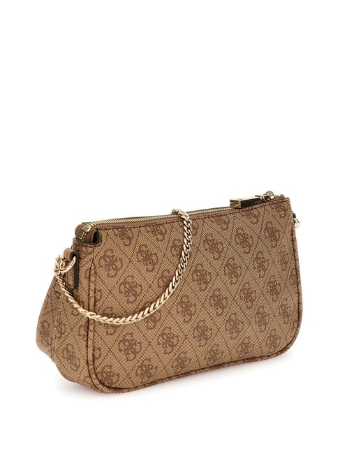NOELLE 2 Doppia borsa a tracolla latte logo/brown - Borse Donna