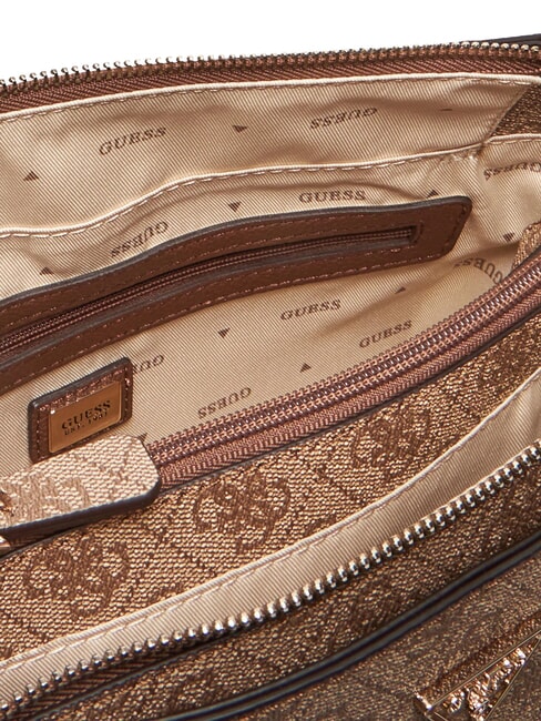 NOELLE 2 Borsa a mano, con tracolla latte logo/brown - Borse Donna