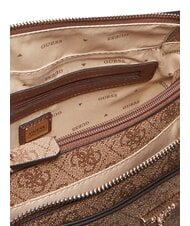 GUESS NOELLE 2 Borsa a mano, con tracolla latte logo/brown - Borse Donna - 4