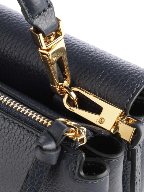 ARLETTIS Hand bag in pelle martellata midnight blue - Borse Donna