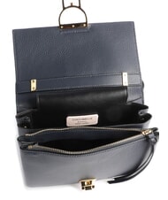 COCCINELLE ARLETTIS Hand bag in pelle martellata midnight blue - Borse Donna - 4