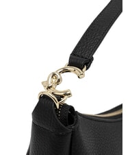 COCCINELLE C-EASY Borsa sacca media in pelle Nero - Borse Donna - 4