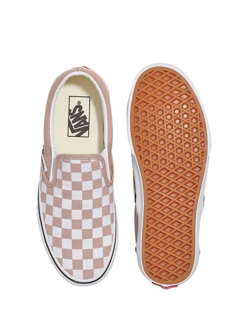 CLASSIC Sneakers slip-on in pelle suede warm taupe - Scarpe Unisex