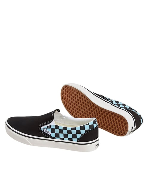 CLASSIC POP CHECK Sneakers slip-on a scacchi crystal blue - Scarpe Unisex