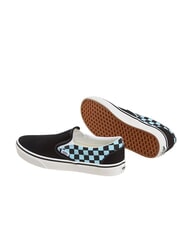 VANS CLASSIC POP CHECK Sneakers slip-on a scacchi crystal blue - Scarpe Unisex - 4