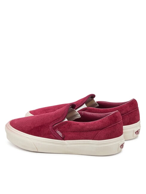 CLASSIC Sneakers slip-on in pelle suede rhododendron - Scarpe Unisex