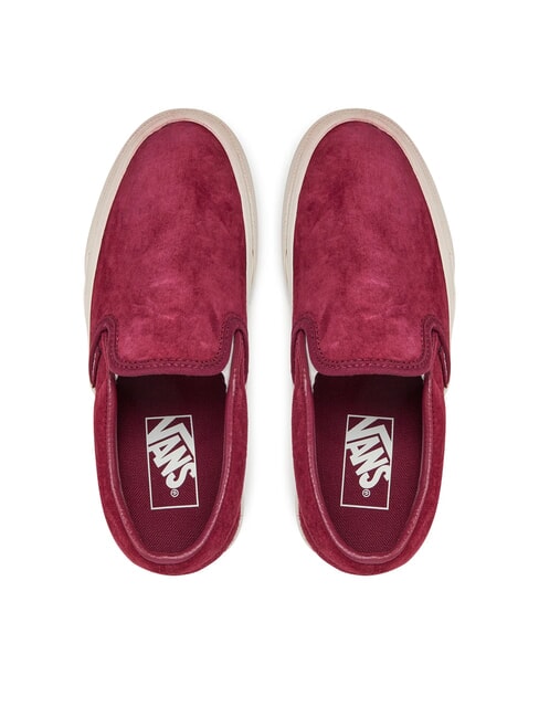 CLASSIC Sneakers slip-on in pelle suede rhododendron - Scarpe Unisex