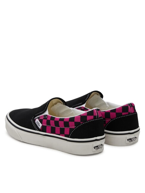 CLASSIC POP CHECK Sneakers slip-on a scacchi raspberry rose - Scarpe Unisex