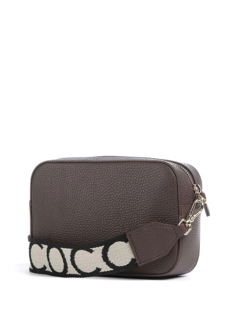 TEBE Borsa a tracolla in pelle martellata brunette - Borse Donna