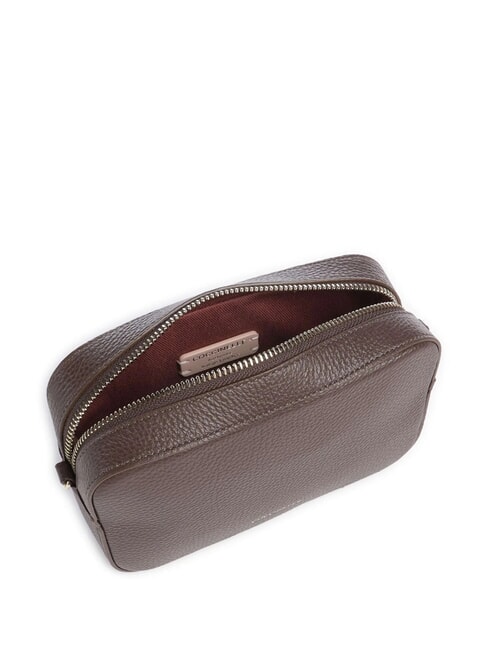 TEBE Borsa a tracolla in pelle martellata brunette - Borse Donna