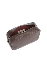 COCCINELLE TEBE Borsa a tracolla in pelle martellata brunette - Borse Donna - 3