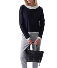 COCCINELLE DOUBLE BEAT Borsa a mano, con tracolla Nero - Borse Donna - 4