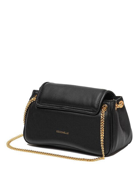 C-ME FLUFFY Mini Bag a spalla, in pelle Nero - Borse Donna