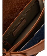 COCCINELLE C-ME DENIM Borsetta a mano, con tracolla blue den/cognac - Borse Donna - 6