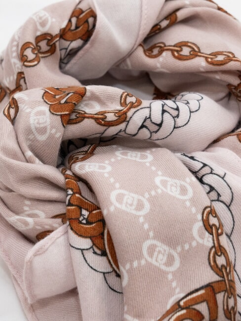 CHAIN Foulard con stampa all over naturale - Sciarpe