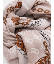 LIUJO CHAIN Foulard con stampa all over naturale - Sciarpe - 3